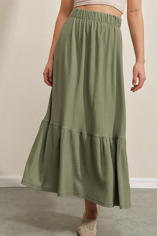 1886 Uzun Örme Etek - Antrasit