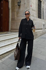 Moon Salaş Kroşe Pantolon Takım 9880