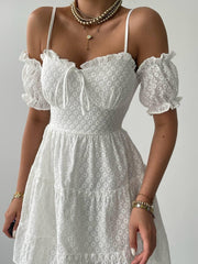 Lucca Kolu Lastikli Mini Elbise