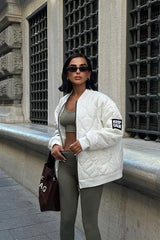 Alisa Oversize Kapitone Bomber Ceket 7058 -08