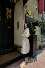 SÜET UZUN KABAN - Taş