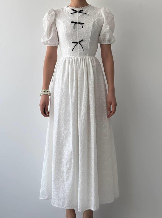 Gera Fiyonk Detaylı Elbise