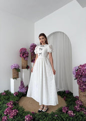 Gera Fiyonk Detaylı Elbise