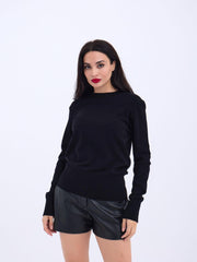 4217 TRİKO BASİC KAZAK-GRİ