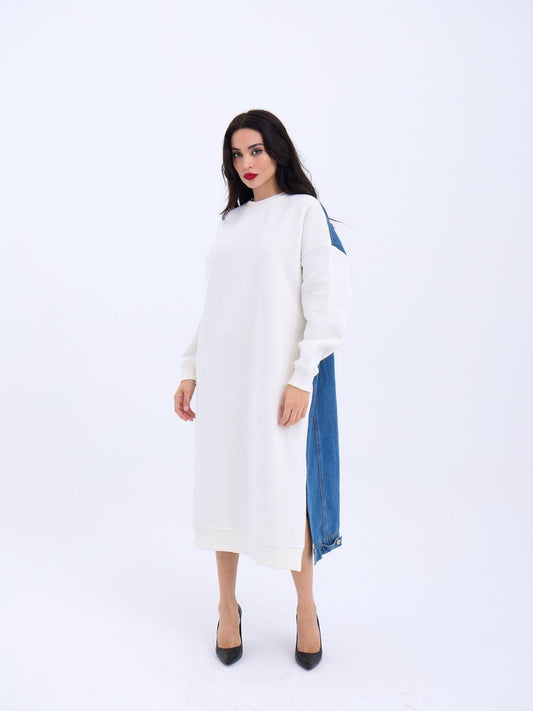 7194 UZUN SWEAT-GRİ