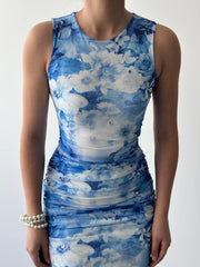 Cera Büzgülü Elbise