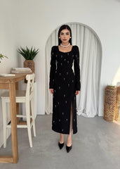 Akit İnci Detaylı Elbise