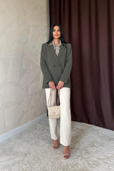 Füme Blazer Ceket