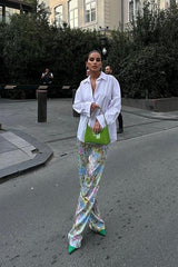 Mirian Sırt Dekolteli Gömlek 3228-08