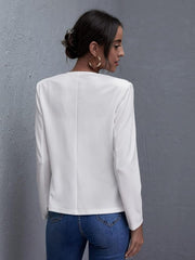 Kadın Uzun Kollu önü Açık Blazer Ceket