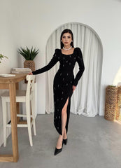 Akit İnci Detaylı Elbise