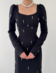 Akit İnci Detaylı Elbise