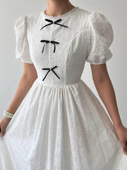 Gera Fiyonk Detaylı Elbise