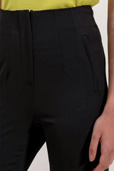 Lacivert Yüksek Bel Kumaş Pantolon 6650