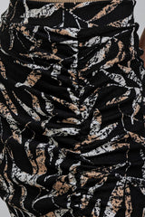 1880 Yırtmaçlı Etek - C.Siyah