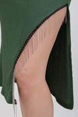 1890 Zincir Detaylı Etek - Siyah