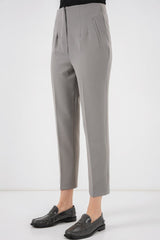 Lacivert Yüksek Bel Kumaş Pantolon 6650