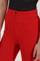 Lacivert Yüksek Bel Kumaş Pantolon 6650