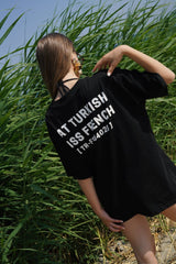Turkish Sırt Baskılı Oversize T-Shirt