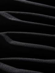 Erkek Dağ Grafikli Tişört, Yaz Için Büyük Beden Rahat T-shirt - Siyah