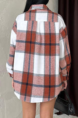 Lila Cepli Oduncu Gömlek