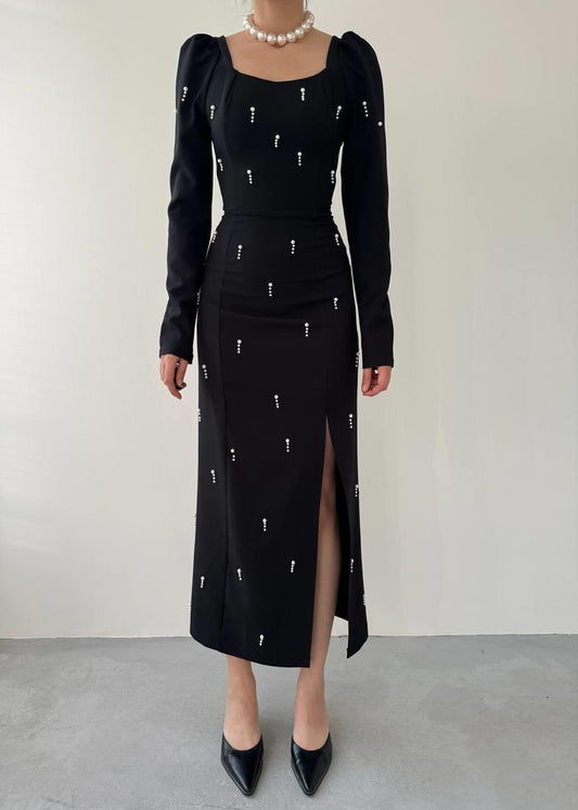 Akit İnci Detaylı Elbise